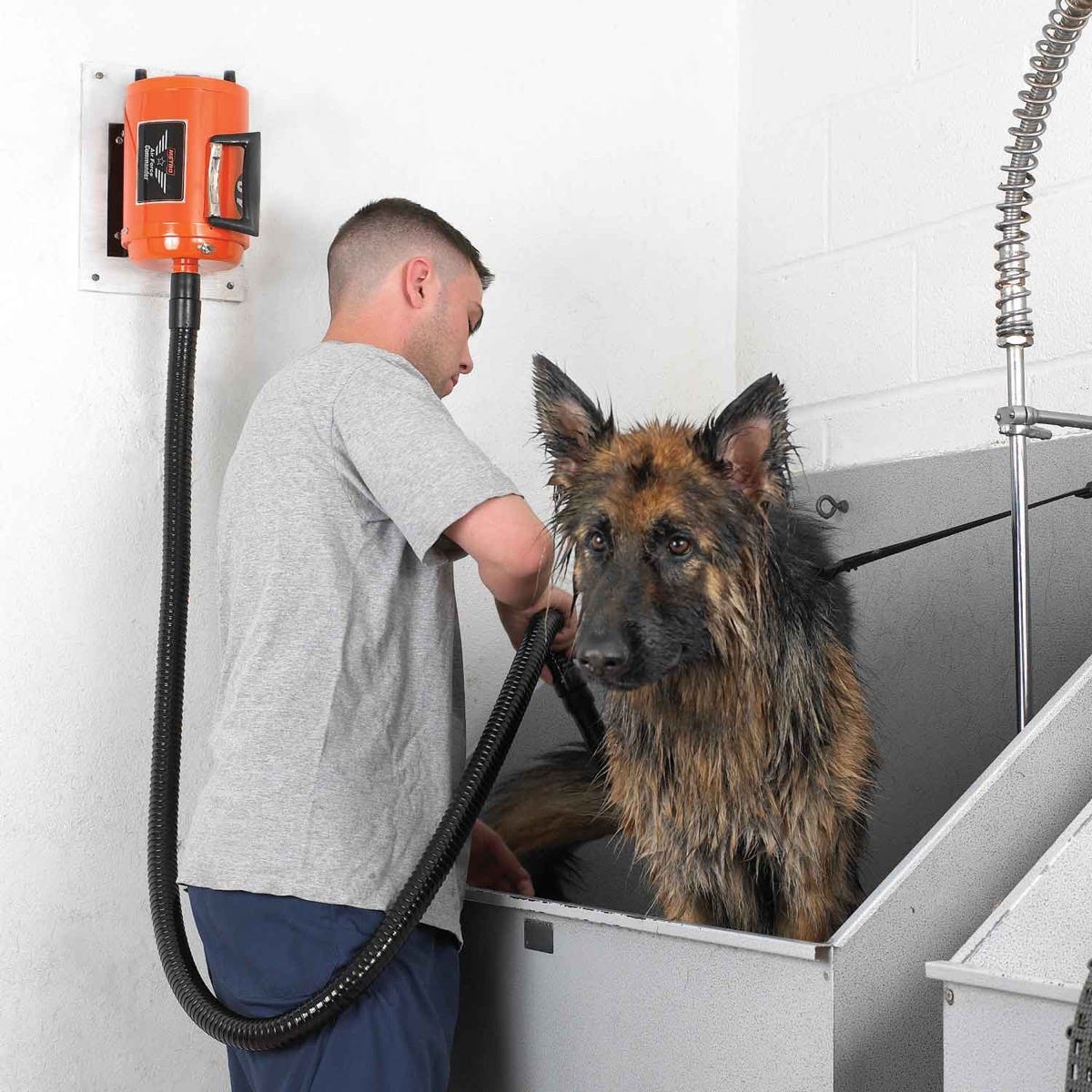 Metro Air Force Commander 2-Speed Dog Dryer 4.0HP Orange