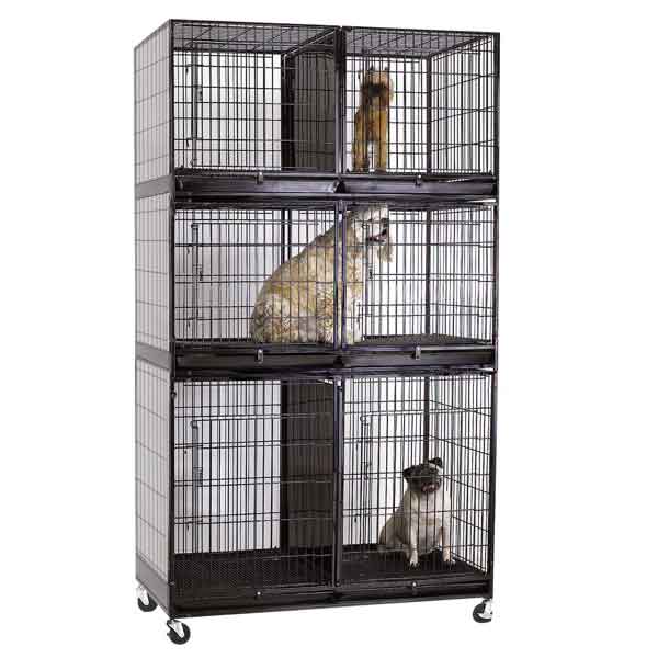 ProSelect 3-Unit Modular Cage Bank, X-Tall
