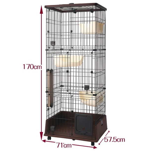 necoco 仔猫からの しつけにも ぴったりな キャット ルーム サークル 2