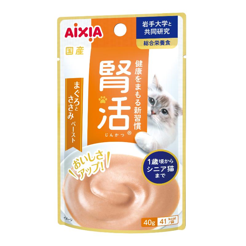 アイシア 腎活 まぐろとささみペースト 40g 猫用フード | ペット用品