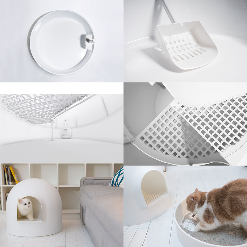 PIDAN JP 猫用トイレ スノードーム型 犬猫衛生用品 | ペット用品