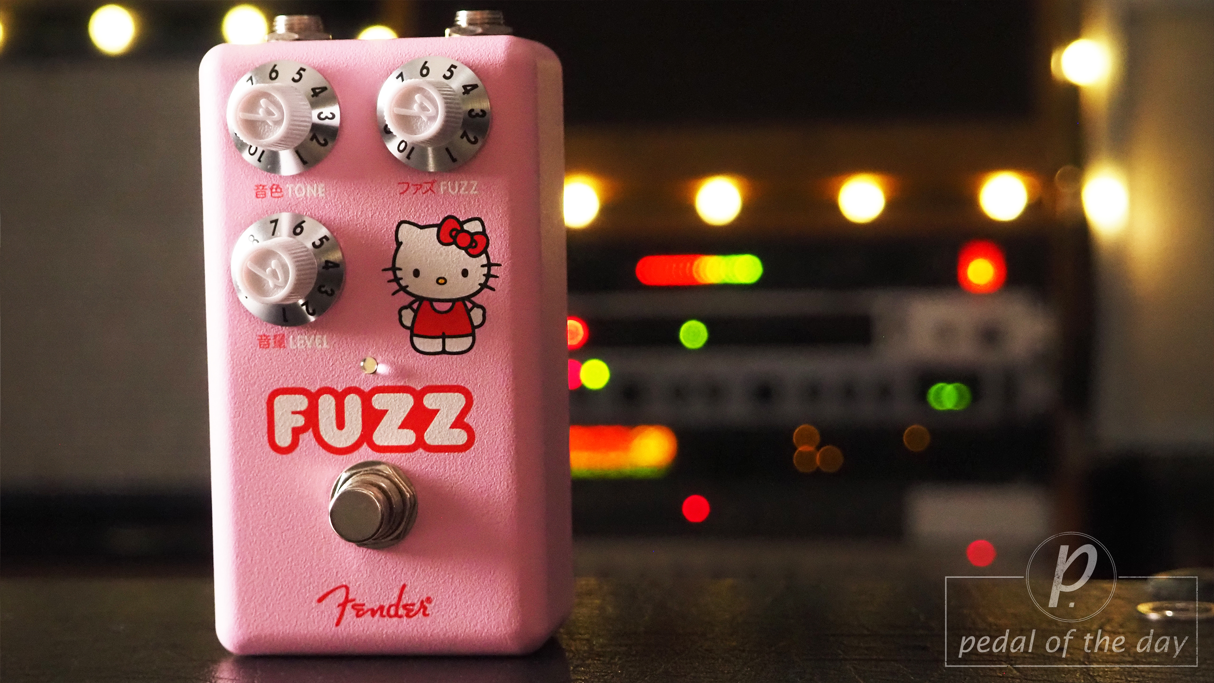 Fender x Hello Kitty Pink Fuzz Pedal - Pedal of the Day