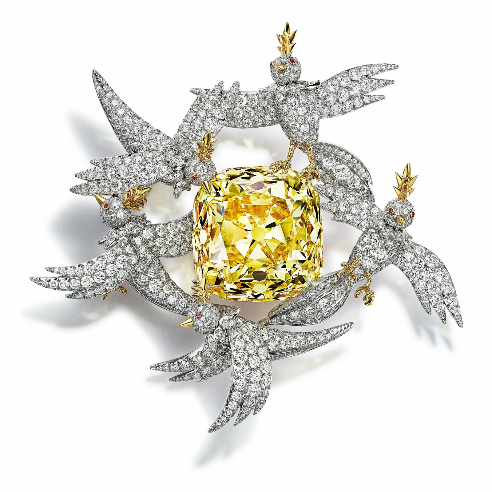 ティファニー ブローチ ファイヤーワークス シルバー925×オニキス 箱