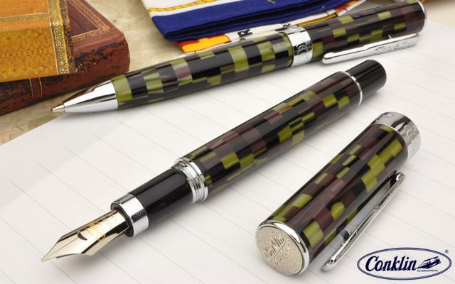 CONKLIN コンクリン 万年筆 モザイク CK75731 グリーン | ペンハウス