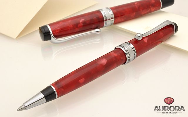AURORA アウロラ ボールペン オプティマ 998-CRA ロッソ | ペンハウス