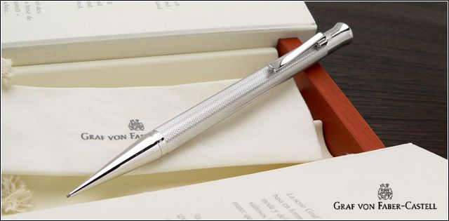 FABER-CASTELL ファーバーカステル ペンシル 筆記具 ギロシェ ロジウム