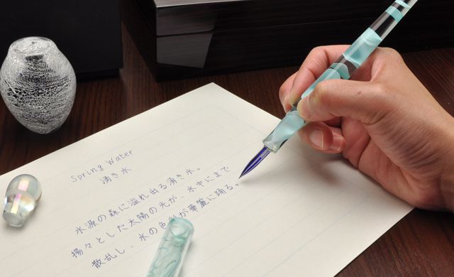 即日出荷OK】helico ヘリコ 〈諏訪 匠〉 アクリル ガラスペン キャップ