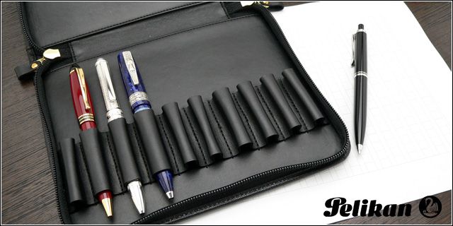 Pelikan ペリカン レザーケース TGX-10 10本用 | ペンハウス