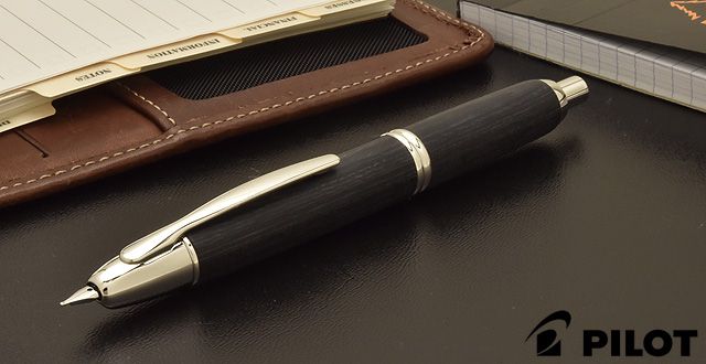 PILOT パイロット 万年筆 キャップレス木軸 万年筆 FC-25SK-B ブラック