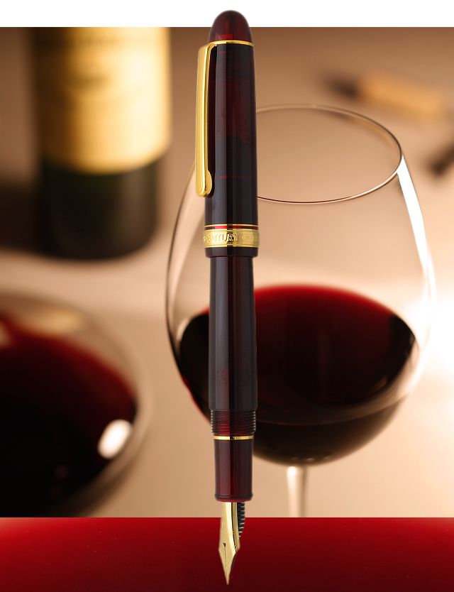 PLATINUM プラチナ万年筆 ＃3776 センチュリー 万年筆 ブルゴーニュ