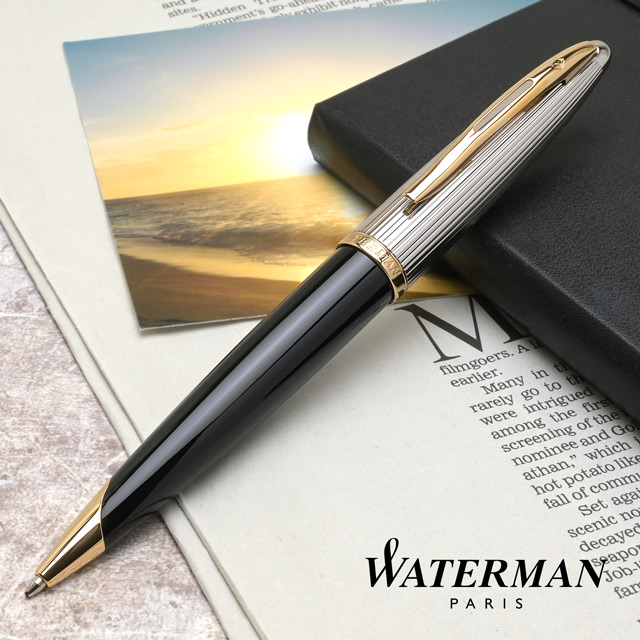 WATERMAN ウォーターマン ボールペン カレン デラックス ブラック