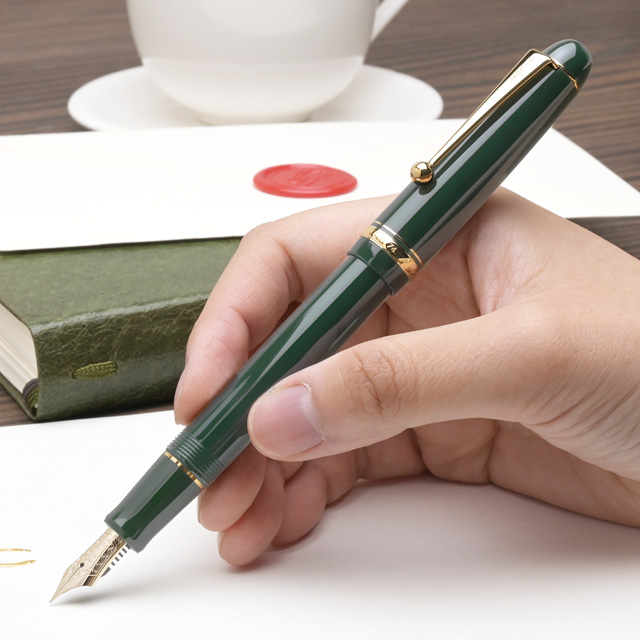 PILOT パイロット 万年筆 カスタム74 ダークグリーン | ペンハウス