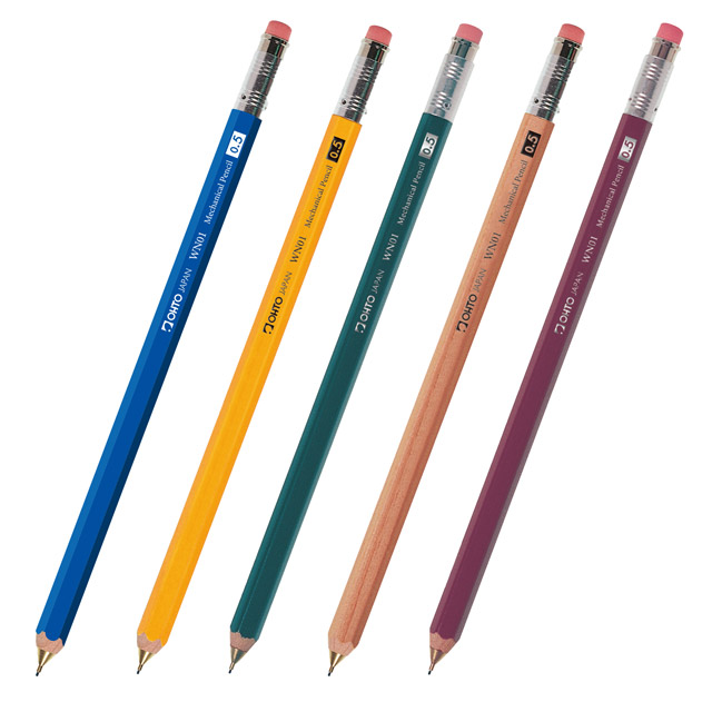 シャーペン 0.5mm 木軸 OHTO オート ペンシル 木軸シャープペン WN01