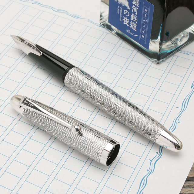 PILOT パイロット 万年筆 シルバーン FK-5MS-TU つむぎ | ペンハウス