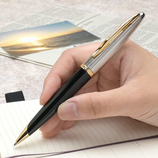 WATERMAN ウォーターマン ボールペン カレン デラックス ブラック