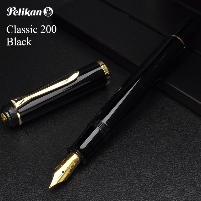 Pelikan 万年筆 M200コニャック 『F』インク瓶付き Pelikan 万年筆