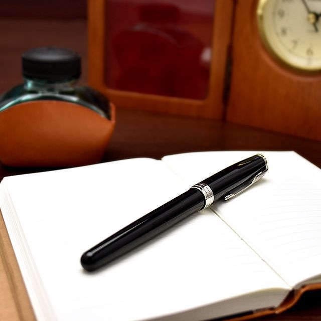PARKER パーカー 万年筆 ソネット ラックブラックGT ラックブラックCT