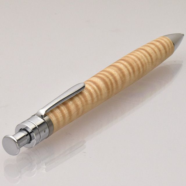 工房 楔 ボールペン ルーチェペン 楓ちぢみ杢 | ペンハウス