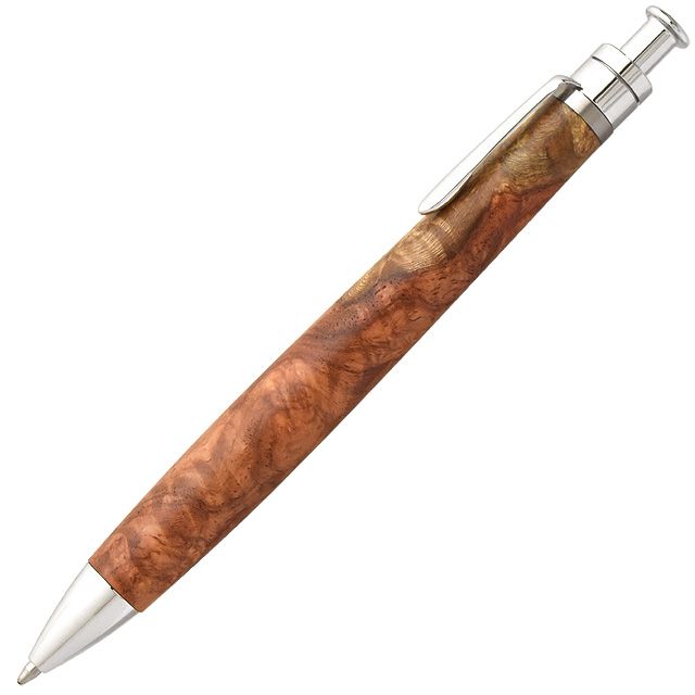 工房 楔 ボールペン ルーチェペン 花梨紅白 | ペンハウス
