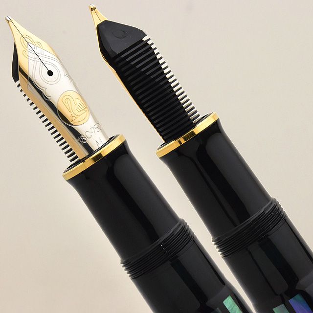 Pelikan ペリカン 万年筆 限定品 螺鈿万年筆 M1000 緑光【りょっこう