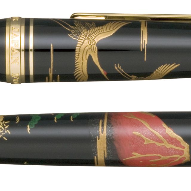 SAILOR セーラー万年筆 プロフィット蒔絵 赤富士に鶴 万年筆 | ペンハウス