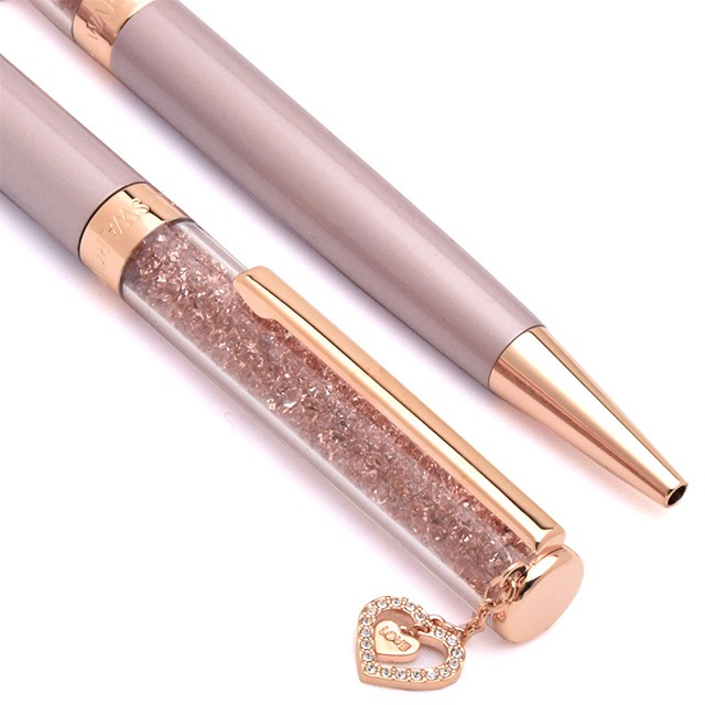 SWAROVSKI スワロフスキー ボールペン Crystalline チャームペン ラブ