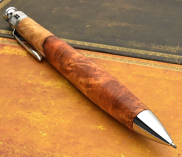 工房楔花梨紅白シャープペンシル