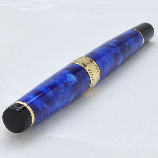 AURORA アウロラ 万年筆 オプティマ ゴールド×ブルー | ペンハウス