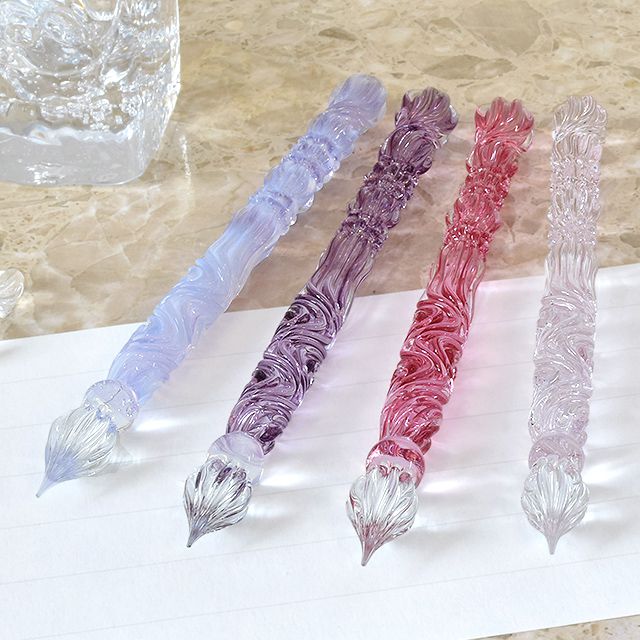 paraglass パラグラス ガラスペン Royal glass pen アメジストパープル