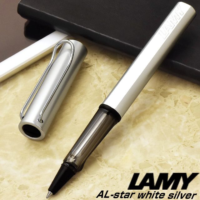 LAMY ラミー ローラーボール 限定品 アルスター ホワイトシルバー