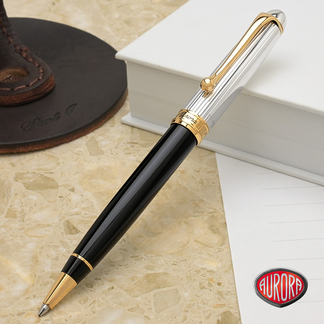 AURORA アウロラ ボールペン 88 オタントット ソリッドシルバー