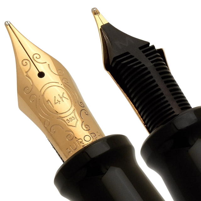 AURORA アウロラ 万年筆 88 オタントット ソリッドシルバーキャップ