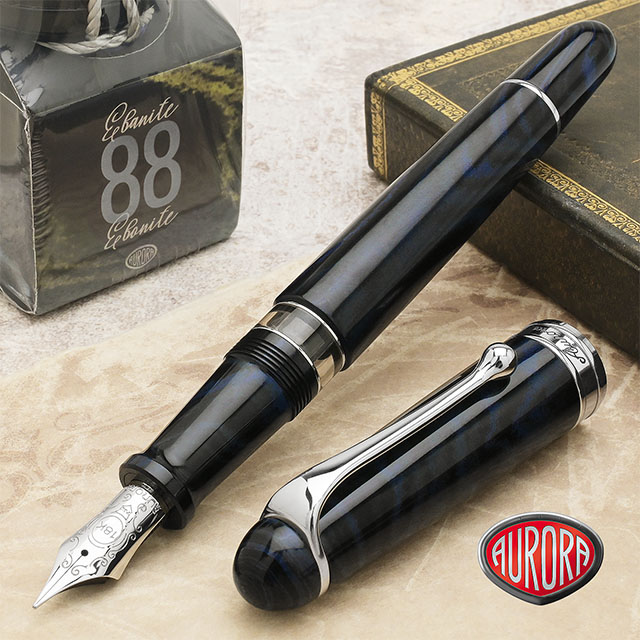 AURORA（アウロラ） 限定品 万年筆 88 エバニテ・ブルー | ペンハウス
