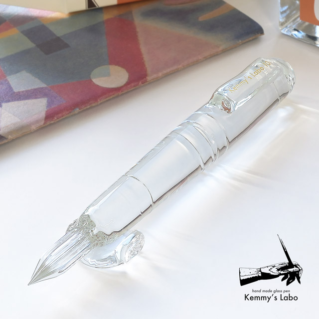 ガラスペン Kemmy's Labo ケミーズラボ ペタル 透明 たん軸 | ペンハウス