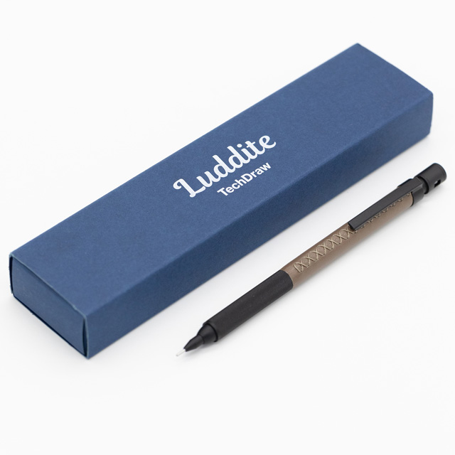 ラダイトテックドロー2銘木モデルペールムーンエボニー0.5mm techdraw