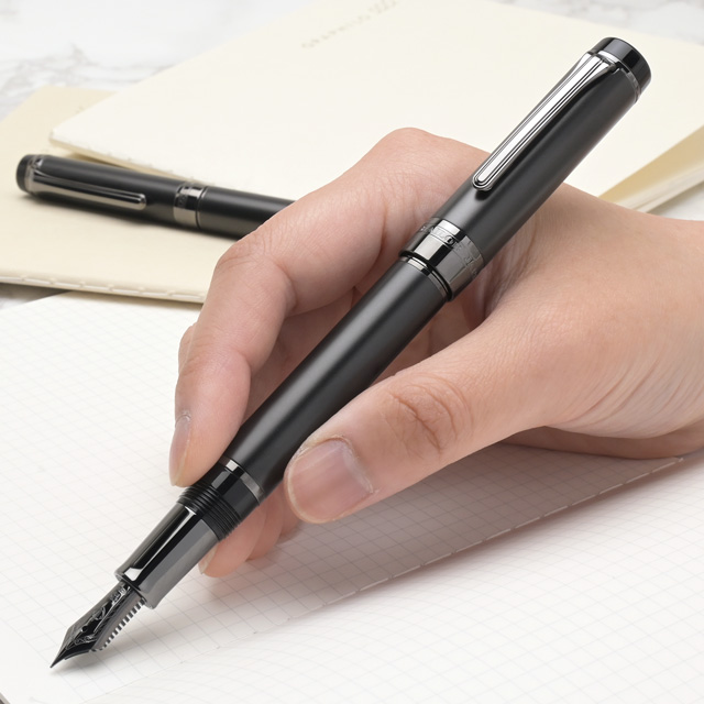 SAILOR セーラー万年筆 万年筆 CYLINT マットブラックステンレス