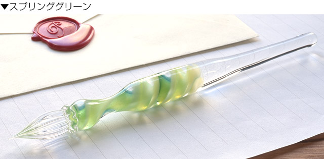 Kokeshi（コケシ）ガラスペン リボンケーン Candy | ペンハウス