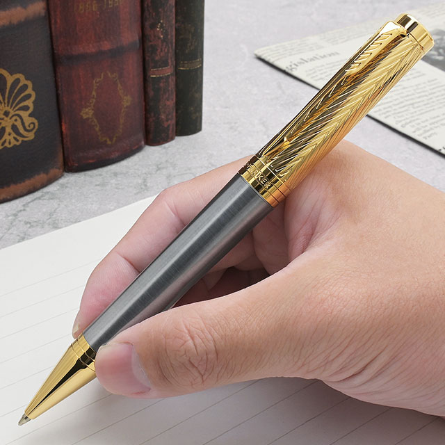 緑屋st□ PARKER ボールペン 万年筆(14K) 2本セット スターリング