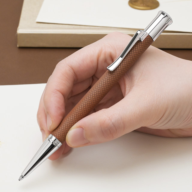 FABER-CASTELL ファーバーカステル ボールペン ギロシェ コニャック