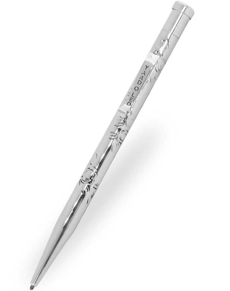 Yard-O-Led Special Edition Mayflower Sterling Silver Ballpoint Pen