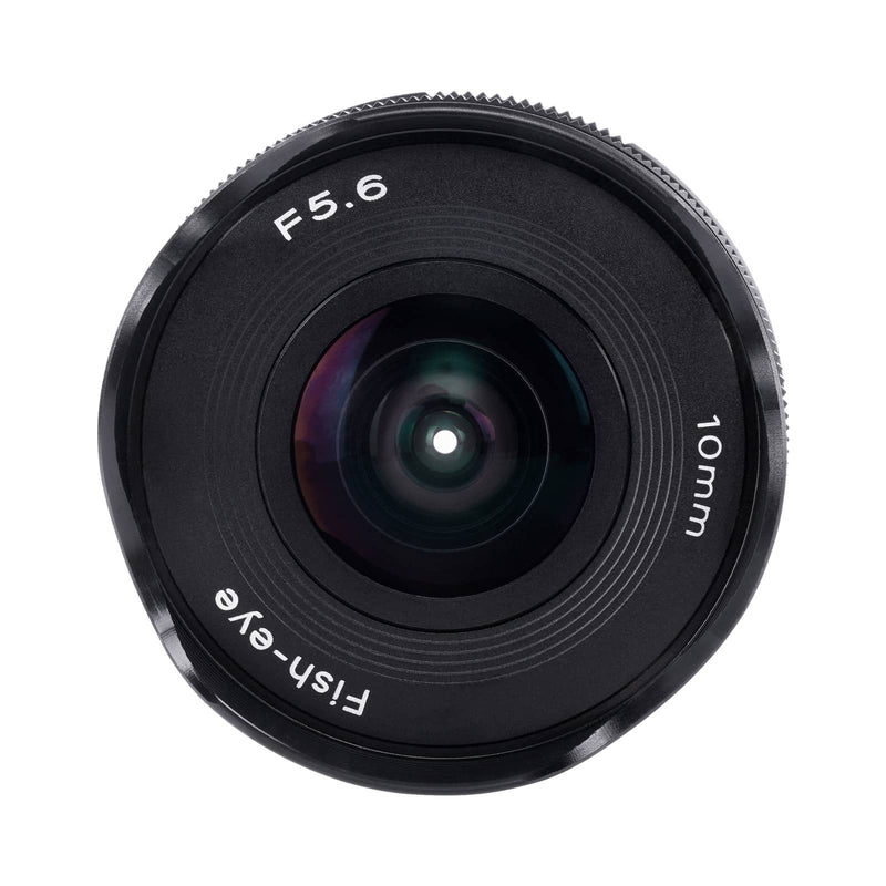 Pergear 10mm F5.6 Pancake Fisheye Lens for APS-C Fuji, M4/3, Sony&Cano