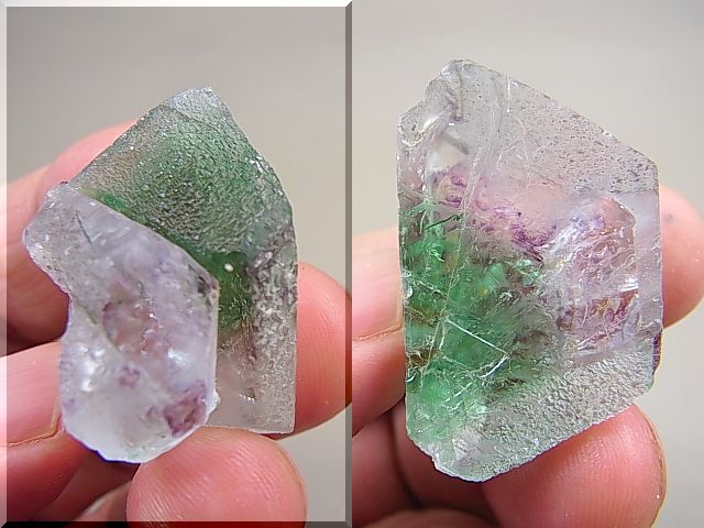 382 オコルス鉱山 フローライト ブルー グリーン パープル 蛍石 382