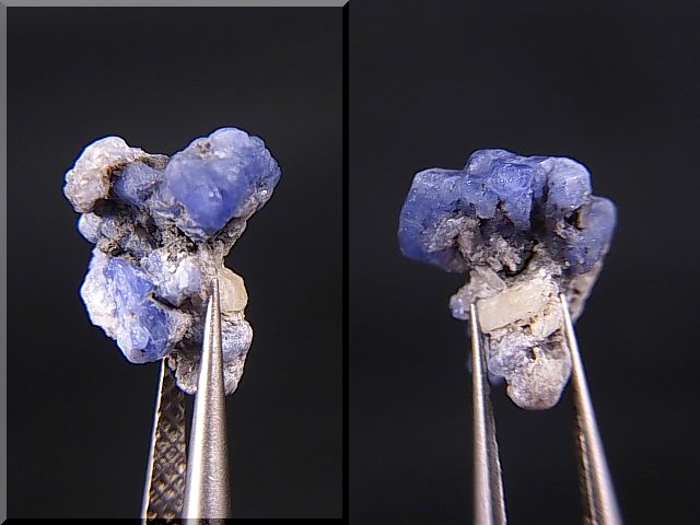 ベトナムLuc Yen産コバルトスピネル原石結晶（蛍光/カラーチェンジ