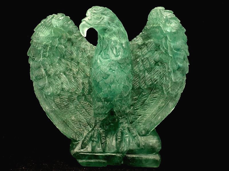 ◇極み彫刻！◇極上彫刻置物◇1点物◇インテリアに◇グリーンフロー