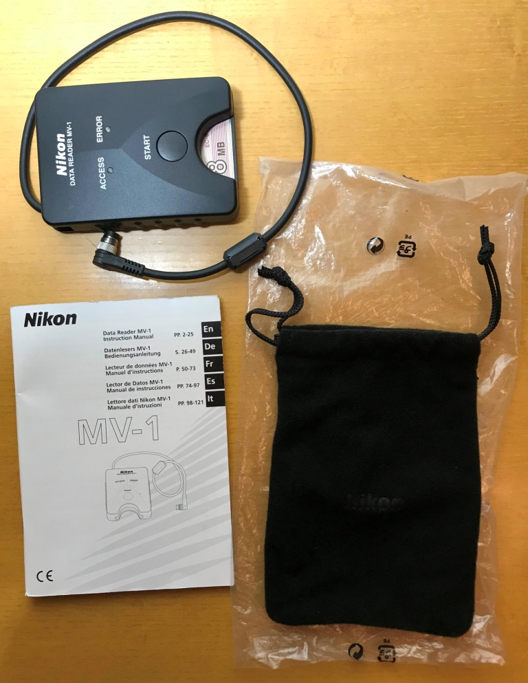 NIKON ニコン DATA READER MV-1 G-1365 Nikon MV-1 Data Reader - for