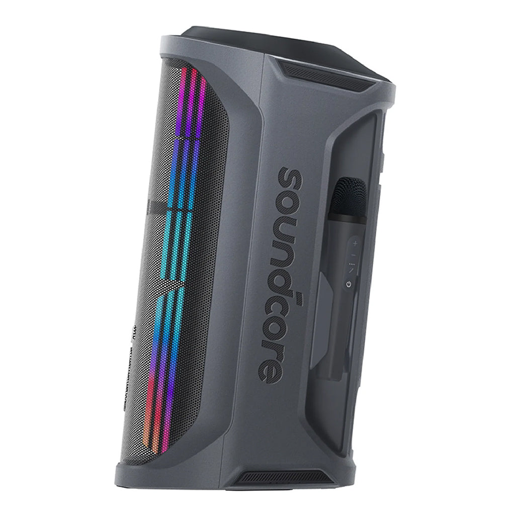 Anker Soundcore Rave 3 – AI Karaoke Party Speaker 2 Mics – Pixel Zones