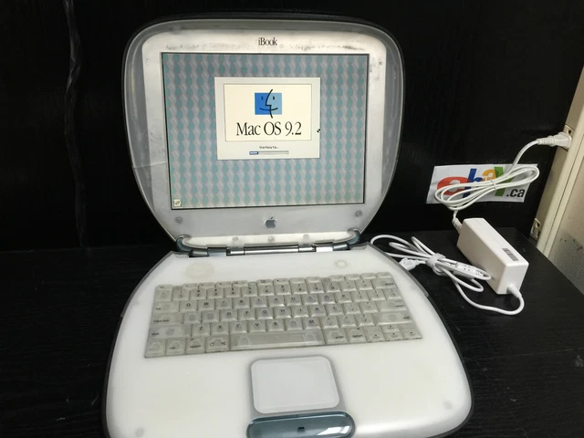 Apple iBook タンジェリン☆動作品☆G3クラムシェル☆HDD：20GB 職場で古い