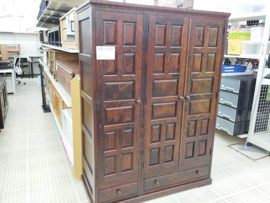 EFK21 北海道民芸家具 HM861K 電話台 9.6万 カバ/樺 無垢材 EFK21