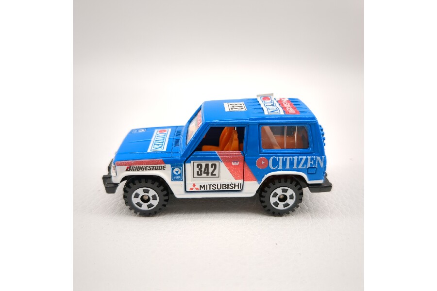 トミカ ミニカー 黒箱 三菱パジェロラリー シチズン仕様 日本製 が入荷