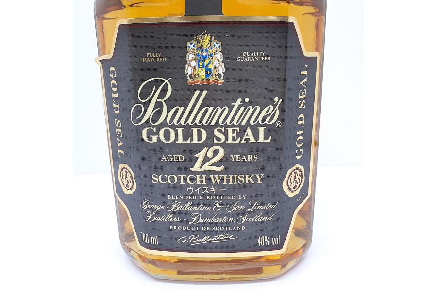 バランタイン12年 スコッチウイスキー ゴールドシール 700ml40％ 未